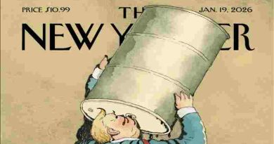 “Guzzler”: la polémica portada de The New Yorker que retrata a Trump tras la captura de Maduro