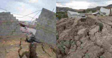 Derrumbe en Comodoro Rivadavia, declararon la emergencia geológica y urbanística