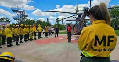 Brigadistas santafesinos se capacitaron en el uso seguro y la coordinación de medios de transporte aéreos