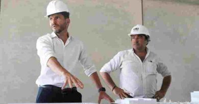 Pullaro recorrió la obra de la cárcel de alto perfil “El Infierno” que tiene un avance del 40 %