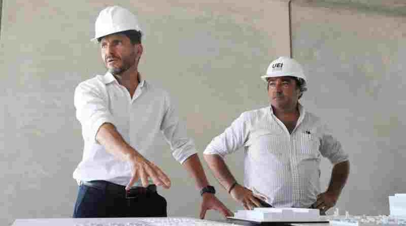 Pullaro recorrió la obra de la cárcel de alto perfil “El Infierno” que tiene un avance del 40 %