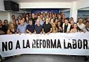 El Frente de Sindicatos Unidos ratifica el plan de lucha y anunció paro general frente al avance de la reforma laboral