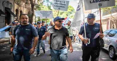 SOEPU manifestó en las calles su repudio al proyecto de Reforma Laboral
