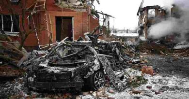 Rusia bombardea los suburbios de Kiev a dos días del cuarto aniversario de la guerra