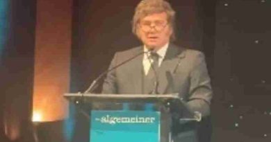 Milei fue distinguido en Nueva York y habló de la guerra: “Vamos a ganar”