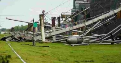 Un tornado causó estragos en el sur de Santa Fe y dejó a la localidad de Bombal sin luz