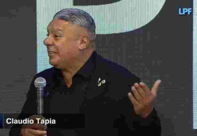 “Chiqui” Tapia, desafiante en la presentación de LPF Play: “Muchos van a transpirar como yo, pero de vergüenza”