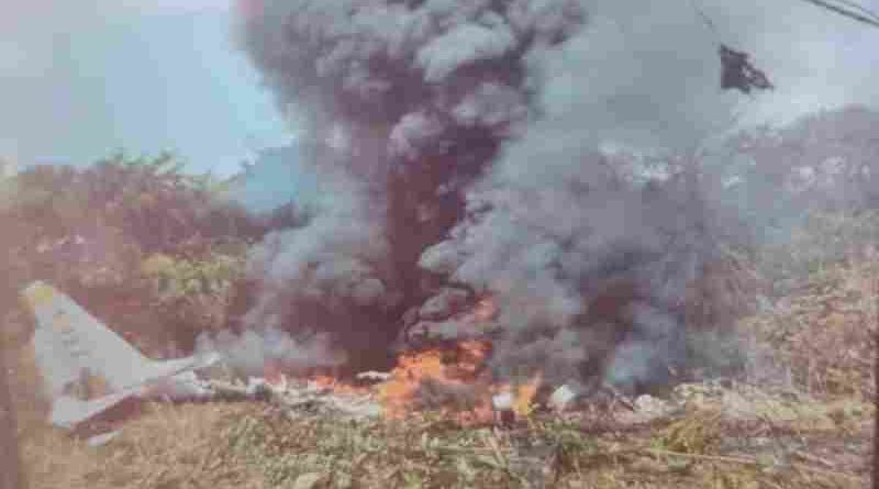 Colombia: un avión de la Fuerza Aérea se estrelló cuando transportaba militares