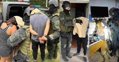 Córdoba: Cuatro integrantes de una familia fueron detenidos por integrar una banda narcocriminal