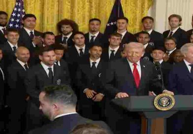 Messi entró junto a Donald Trump en la Casa Blanca