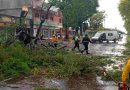 Tormenta en Rosario: Ráfagas de hasta 102 km/h provocaron más de 250 intervenciones de cuadrillas municipales