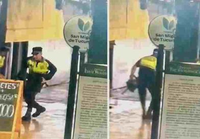 Tucumán: sancionaron a policías que jugaron a la pelota en la calle
