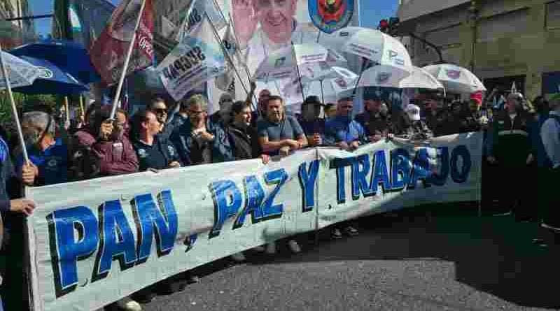 La CATT Rosario dijo presente en la movilización de la CGT Nacional a Plaza de Mayo