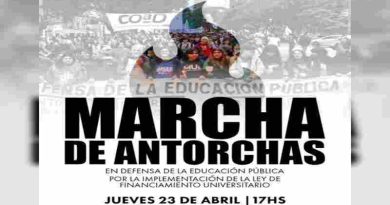 Crisis universitaria: COAD convoca a una “Marcha de Antorchas” en Rosario contra el ajuste nacional