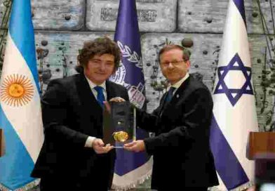 Isaac Herzog le entregó la “Medalla Presidencial de Honor” a Javier Milei