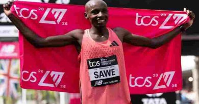 Sabastian Sawe rompió la barrera de las dos horas y batió el récord mundial de maratón