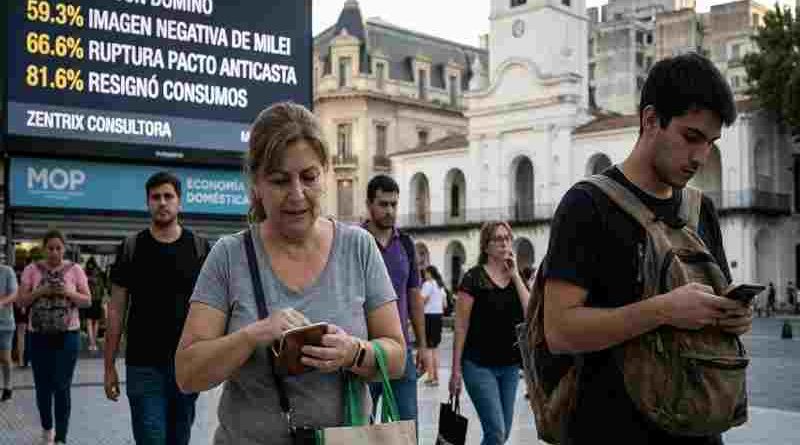 El costo del ajuste y la corrupción: la imagen de Milei se hunde y el rechazo consolida su tendencia al alza