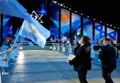 Milei cerró su visita en Israel participando del acto por el Día de la Independencia