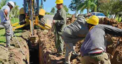 Con el nuevo sistema de desagües cloacales, se transforma Alejandra