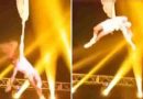 Brutal caída de un acróbata en un circo de San Luis