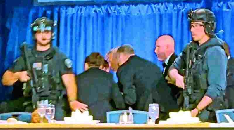 Estados Unidos: Evacúan a Trump de la cena de corresponsales tras una amenaza de seguridad en Washington