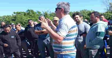 Vigiladores del cordón industrial lanzan una protesta por persecucion gremial 