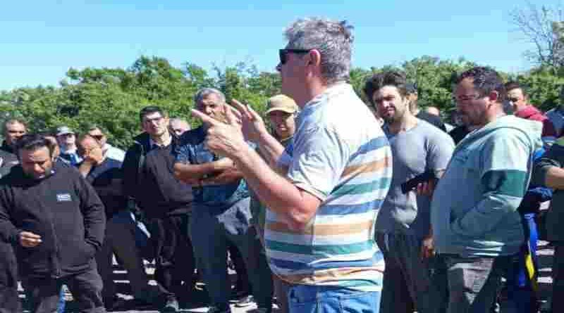 Vigiladores del cordón industrial lanzan una protesta por persecucion gremial 