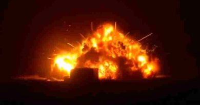 Cabo Cañaveral: explotó el cohete New Glenn de Blue Origin durante un ensayo de motores en la plataforma de lanzamiento