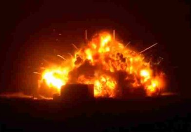 Cabo Cañaveral: explotó el cohete New Glenn de Blue Origin durante un ensayo de motores en la plataforma de lanzamiento