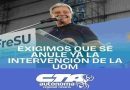 CTA Autónoma Rosario le brindó un fuerte respaldo a la UOM