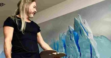Un pintor argentino le pidió al Gobierno de Milei que “no se roben su obra”