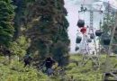 India: un teleférico se detuvo con turistas a 150 metros de altura, el rescate duró 6 horas