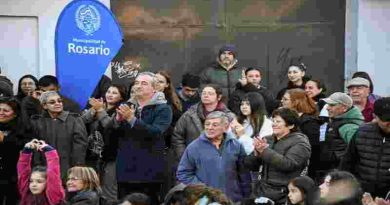 Con gran convocatoria se inauguró la obra de pavimento definitivo en barrio La Guardia