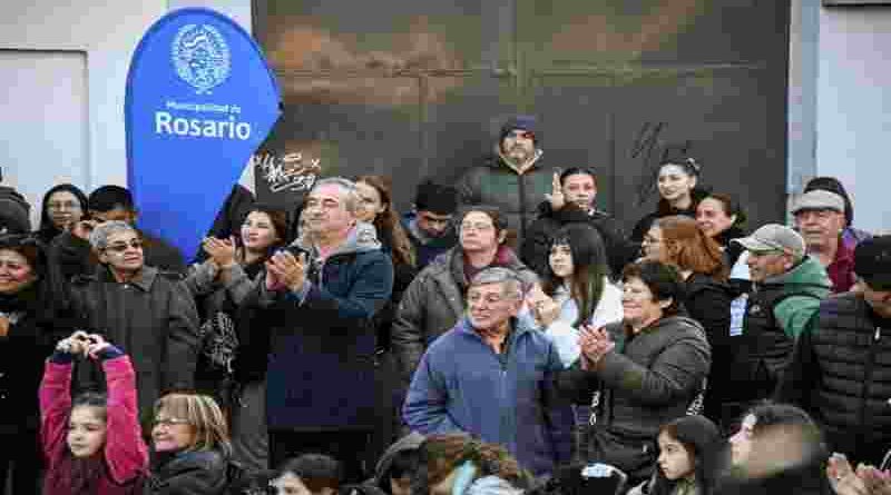 Con gran convocatoria se inauguró la obra de pavimento definitivo en barrio La Guardia