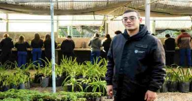 Lucas Martino: “La jardinería para mí, como joven, significa regar el suelo con esperanza”