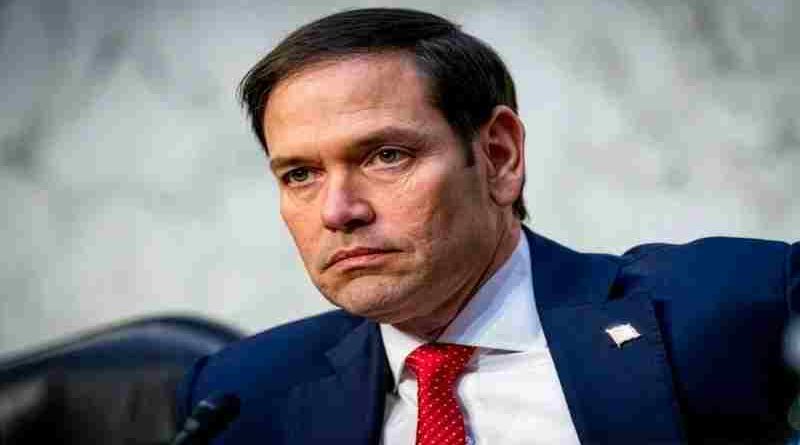 Marco Rubio se reunió este viernes con Giorgia Meloni