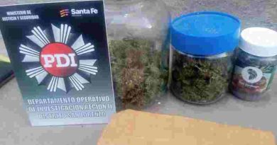 Golpe al narcotráfico en Serodino: secuestraron 109 kilos de marihuana y detuvieron a un sospechoso