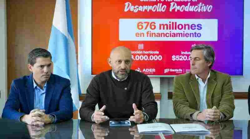 La provincia destina recursos para sostener e impulsar a los sectores productivos santafesinos