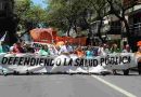 Gremios locales se suman a la marcha por la salud