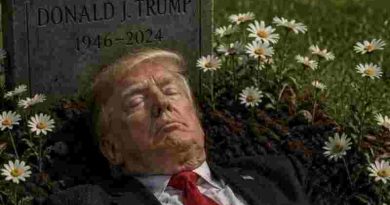 Reconocido actor de Star Wars publicó una foto de Trump en su tumba y lo tildaron de “enfermo”
