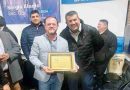 Sergio Aladio y Leandro Bond compartieron la inauguración de la nueva casa de Camioneros en San Lorenzo