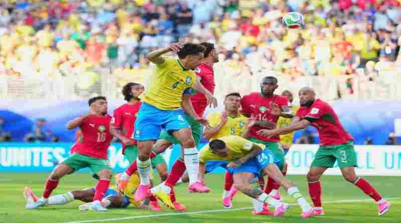 Brasil y Marruecos igualaron 1-1 en la primera fecha del grupo C