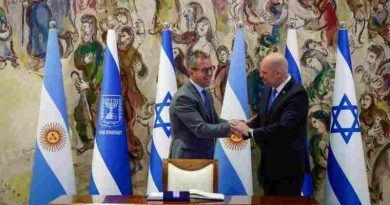Martín Menem se convirtió en el primer presidente de la Cámara de Diputados en visitar el Parlamento israelí