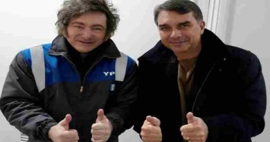 Javier Milei confirmó que viajará en julio a Brasil para apoyar a Flavio Bolsonaro