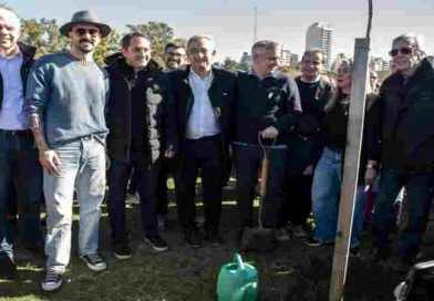 Se plantó en Rosario el árbol número un millón de la campaña “Por una América Latina más Verde”