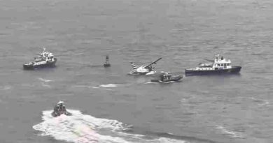 Estados Unidos: Una avioneta cayó en el East River de Nueva York durante un aterrizaje de emergencia