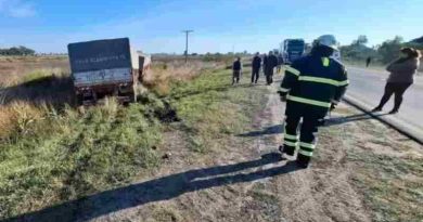 Un hombre murió y cuatro personas resultaron heridas en un choque frontal en Villa Ocampo