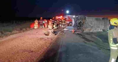 Córdoba: choque fatal en la Ruta 4 deja como saldo dos muertos y más de 15 heridos