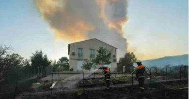 Francia: incendio forestal arrasa con el bosque de Fontainebleau