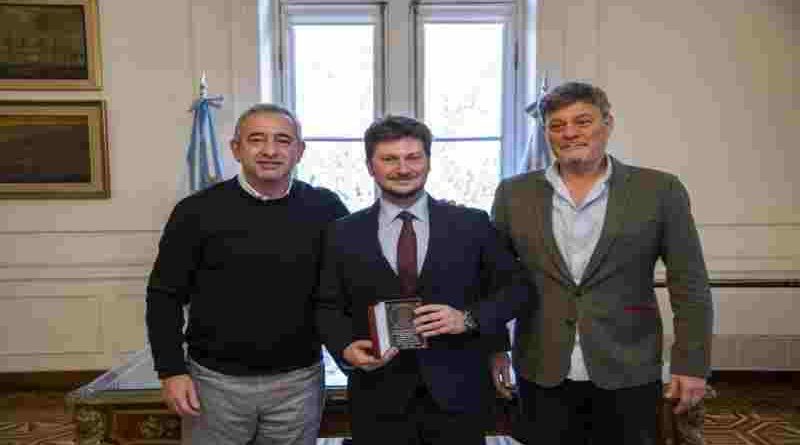 Javkin recibió al Cónsul General de Italia en Rosario con motivo de su despedida de la ciudad de Rosario
